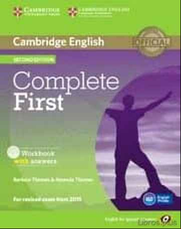 Descargar ebook COMPLETE FIRST CERTIFICATE FOR SPANISH SPEAKERS WORKBOOK WITH ANSWERS WITH AUDIO CD 2ND EDITION en epub