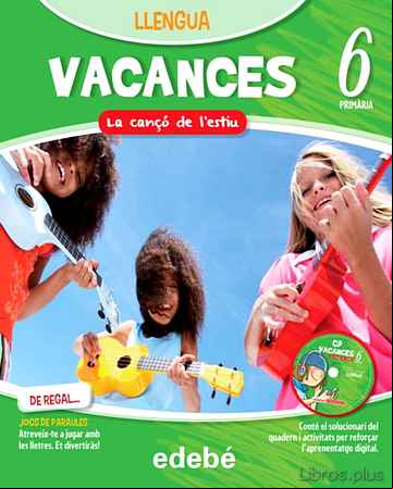 Descargar ebook VACANCES LLENGUA 6º EDUCACION PRIMARIA QUADERN + JOCS DE PARAULES + CD